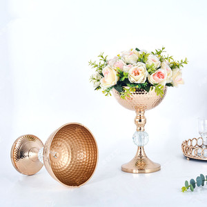 Eleganti Centrotavola in Metallo Dorato per Banchetti, Supporto per Piante e Fiori per Decorazioni <span class=keywords><strong>da</strong></span> <span class=keywords><strong>Tavola</strong></span> - Product Image 5