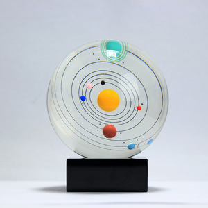 Miễn Phí Vận Chuyển Quà Tặng Giáo Dục Thiên Văn Thiên Hà 8 Hành Tinh Hệ Mặt Trời Hành Tinh Quả Cầu Pha Lê Trang Trí - Product Image 3