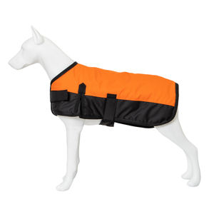 निर्माता मुक्त डिजाइन 600 डी रीस्टॉप वॉटरप्रूफ कपड़े कुत्ते कोट सबसे लोकप्रिय कुत्ते जैकेट कपड़े कस्टम लोगो - Product Image 1