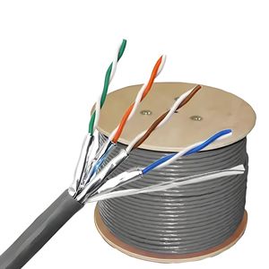 23AWG Cat 6シールド付きイーサネットケーブル500ft屋外直接埋葬接地UV耐性防水ネットワーク通信ケーブル - Product Image 5