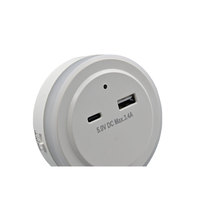 Mini luz de noche LED con estilo, con sensor Pir, Control infrarrojo, USB, cubo para el hogar, lámpara de dormitorio, 2 unidades