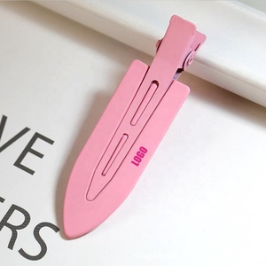 Pinzas para el pelo personalizadas con logo, precio mayorista, coloridas, sin pliegues, mini pinzas <span class=keywords><strong>de</strong></span> garra para mujer, horquillas <span class=keywords><strong>de</strong></span> pegamento cremoso, material hecho a mano. - Product Image 3