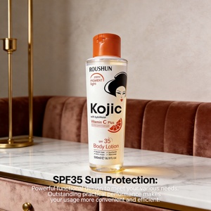 <span class=keywords><strong>Lait</strong></span> corporel à l'acide kojique et à la vitamine C SPF 35 500ml, éclaircissant, anti-taches, parfum frais pour femmes - Product Image 2