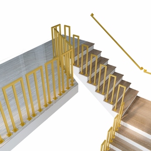 Système de balustre intérieur en acier inoxydable Rampe d'<span class=keywords><strong>escalier</strong></span> en métal <span class=keywords><strong>avec</strong></span> poteau Clôture Quincaillerie tubulaire en acier Main courante en <span class=keywords><strong>corde</strong></span> Rampe de balcon - Product Image 1