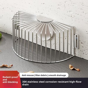 Protector de Drenaje de Acero Inoxidable 304 WELAND - <span class=keywords><strong>Bloqueador</strong></span> de Ratones, Hojas y Pájaros para Tuberías - Product Image 5