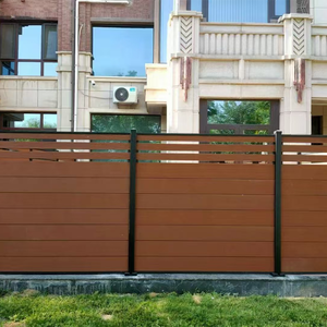 Panneau de clôture composite WPC à bas prix, barrière de sécurité durable pour le contrôle des foules, les chantiers de construction et les cours de maison - Product Image 6