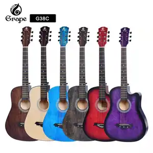 Guitar Acoustic Basswood Cutaway Giá Rẻ Nhất Tại Nhà Máy Trung Quốc