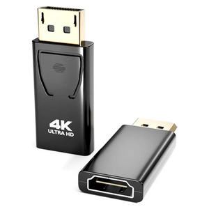 Adaptador <span class=keywords><strong>DisplayPort</strong></span> DP <span class=keywords><strong>a</strong></span> HDTV 4K, unidireccional, macho <span class=keywords><strong>a</strong></span> hembra, chapado en oro, económico de fábrica, para PC y portátil. - Product Image 3