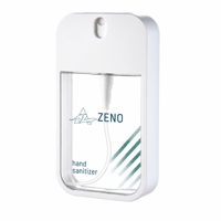 Flacon pulvérisateur de parfum de poche rechargeable ZA-PS09 40ml, forme carte ondulée creuse, brume fine, pour cosmétiques et désinfectant pour les mains