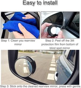 Adjustable Universal <b>Car</b> Rearview Auxiliary <b>Mirror</b> New Wide Angle Interior Blind Spot <b>Mirror</b> for Improved Driving Safety - Product Image 4