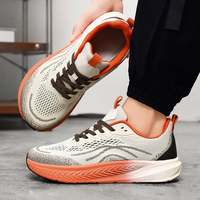 Baskets de course athlétiques extra larges pour l'entraînement de printemps, le jogging, le tennis, les chaussures de marche confortables aident à gonfler
