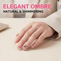 Faux Ongles en Acrylique de Haute Qualité Style Français Faits Main Incrustés Formes Amande, Cercueil, Carrées Pré-dessinées à Coller sur les Doigts – Vente en Gros