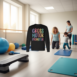 Camiseta de manga larga Gross Motor Promoter para asistente de fisioterapeuta - Product Image 3