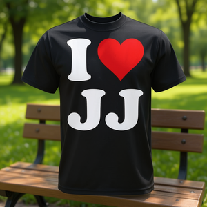 Camiseta promocional Red Heart I Love JJ - Product Image 3