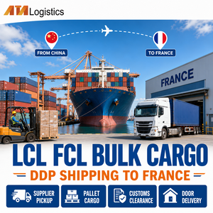 บริการขนส่งสินค้าทางทะเลแบบ DDP DDU LCL ตู้คอนเทนเนอร์ บริการโลจิสติกส์ ตัวแทนรับจัดการขนส่งสินค้า จากจีนไปฝรั่งเศส สหภาพยุโรป รวมภาษีศุลกากร - Product Image 1