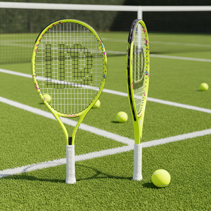 <span class=keywords><strong>Raquette</strong></span> <span class=keywords><strong>de</strong></span> <span class=keywords><strong>tennis</strong></span> légère en alliage d'aluminium pour enfants et juniors, 19/21/<span class=keywords><strong>23</strong></span>/25 <span class=keywords><strong>pouces</strong></span>, avec housse, pour débutants garçons et filles <span class=keywords><strong>de</strong></span> 3 à 12 ans, entraînement - Product Image 1