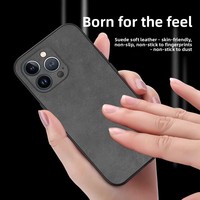 Coques de téléphone portable haut de gamme pour hommes pour iPhone 15/13/14 Pro/11/XR/XS Max, en PC+TPU, design uni, antichoc