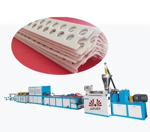Automatic Decorative PVC Profile Wall Protector Corner Baseboard Skirting Board Extrusion Production Line