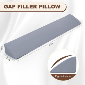 Comfortable extra Large Foam Mattress Wedge Ergonomic <strong>Headboard</strong> Wedge <strong>Pillow</strong> with Big Pocket - Product Image 6