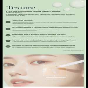 Ampoule apaisante intense à base de spicules coréennes TAZO COMPANY - Apaisement intense pour la barrière cutanée, anti-irritation et minimisation des pores - Product Image 6