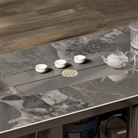 Mesa de Centro y Escritorio de Piedra Moderna Multifuncional para Oficina en Casa, Muebles de Recepción de Oficina de Lujo
