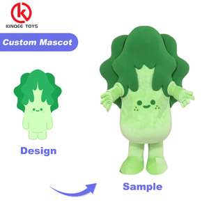 Mq 1 पीसी मजेदार प्यारा कारखाना प्रत्यक्ष अनुकूलन सब्जियां शुभंकर लिए - Product Image 1