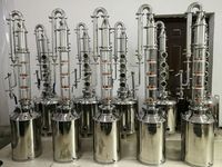 Towin 3in cristal verre Bulle Plaque reflux Colonnes