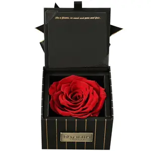 Christmas Gift Wholesale Valentine's Day Creative Immortal Flower Gift Box Finished Fresh Roses