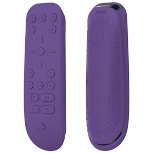 Coque de protection intégrale en caoutchouc violet PlayVital, protection en caoutchouc, coque en silicone souple pour la console de jeu PS5, télécommande - Product Image 1