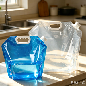 Bidon d'eau pliable personnalisé en gros, 5L 10L, sans BPA, robuste, pour le camping et la maison - Product Image 1