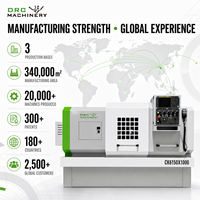 Torno CNC de Cama Plana CK6150, 500mm de Diámetro de Torneado, Económico, con Torreta de 4 Estaciones y Velocidad Variable Continua (VFD)