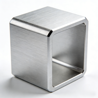 Boîtier en aluminium usiné CNC, boîte de projet électronique, surface brossée anodisée personnalisée