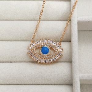 Collana Girocollo Vintage con Ciondolo a Occhio per Donne, Stile Punk, Catena Corta, Gioielli alla Moda per Uso Quotidiano, Regalo - Product Image 3