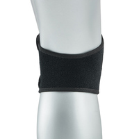 Attelle de genou en néoprène ajustable à rotule ouverte avec fermeture auto-agrippante pour le saut, le fitness, le basketball, la gym et le cyclisme
