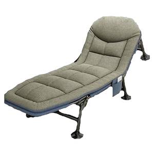 OEM individual de lujo cama plegable portátil de cinco engranajes ajustable al aire libre viaje jardín tienda de campaña cuna moderna Lettino <span class=keywords><strong>Catre</strong></span> - Product Image 1