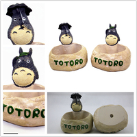Pots à fleurs succulentes en résine Totoro, design moderne, élégant et réaliste