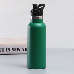 Large Capacity Stainless Steel Vacuum Insulated Water <b>Bottle</b> with Wide Mouth Steel Cap Handle for Camping and Hiking - Product Image 1