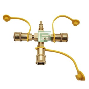 1 4 Inch Copper Air Hose <b>Quick</b> <b>Connector</b> Fitting For RV Replacement Repair Universal Fit - Product Image 4