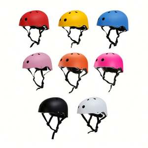Casque de sécurité multisports pour enfants et adultes, casque de skateboard, de cyclisme et de roller avec plus de 10 couleurs au choix - Product Image 2