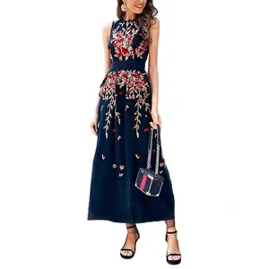 Fashionable summer garment women clothes elegant dress maxi dresses STD0413Y