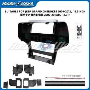 Marco de Radio Android de 12.3 Pulgadas para <span class=keywords><strong>Jeep</strong></span> Grand Cherokee 2009-2012, Kit de Salpicadero con Pantalla Táctil, Permite Retener el Marco del Radio del Coche, Compatible con Carplay - Product Image 5