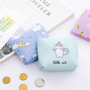 Nuevo lindo monedero de cuero PU de dibujos animados para mujeres niños Mini carteras Animal fruta cremallera pequeña bolsa de cambio tarjetero - Product Image 4
