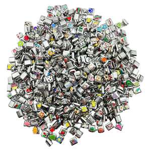 Serie Animal Modular Charm Bracelet Link Hecho a mano DIY Joyería Regalo desmontable Italiano Italia Surtido Starfish Sea Fish charm - Product Image 4