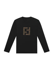 LONFENDE 2025 Otoño, Gran Venta, <span class=keywords><strong>Camiseta</strong></span> Vintage de Uso Diario, Estampado de Moda, Logotipo Clásico, Cuello Redondo, Manga Larga - Product Image 5