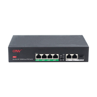 Meilleur prix ONV Switch PoE 6 ports IP30 12 Gbps avec QoS LACP Auto-Restart pour caméras PTZ et AP