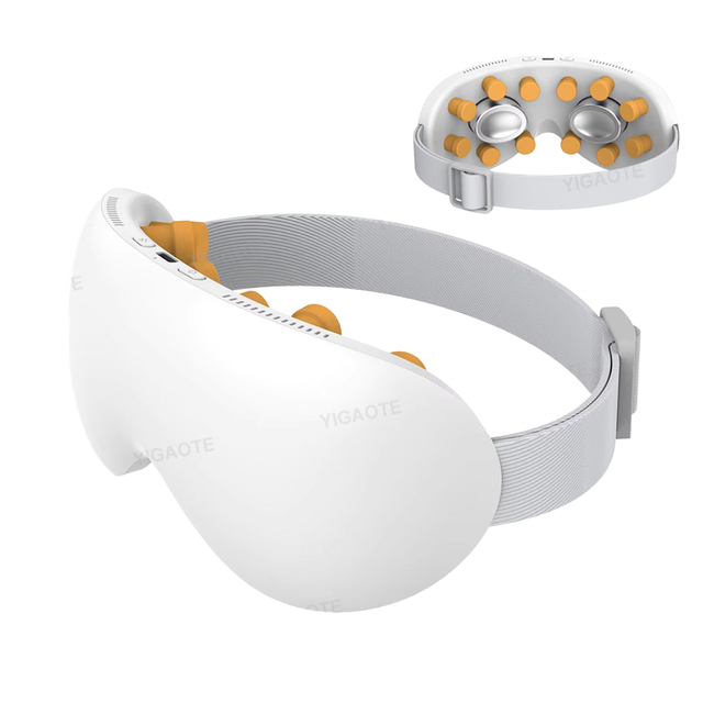 Intelligent Eye Massager Timing Control Kneading Pressure Heating Cooling Relieves Eye Fatigue Bluetooth Music Type-C USB