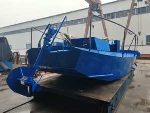 Thủy sản cỏ harvester nước Hyacinth harvester rong biển sạch thuyền - Product Image 5