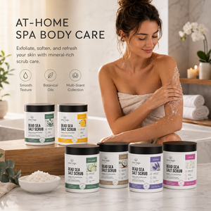 Set de Exfoliantes Corporales de Marca Privada, 6 Opciones de Aroma, Exfolia la Piel Opaca, Elimina la Textura, Nutre en Profundidad, Exfoliante Natural con Sal del Mar Muerto - Product Image 4