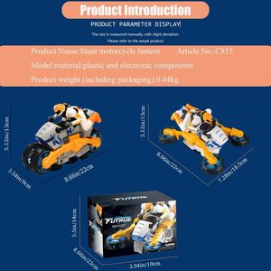 EPT Venta al por Mayor, Nuevo <span class=keywords><strong>Juguete</strong></span> de Motocicleta Eléctrica para Niños con Rotación de 360 Grados, Luz y Sonido, Deformación Automática - Product Image 2