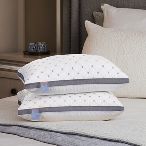 Hot Bán 100% Polyester Giường Gối Mềm Bộ Đồ Giường Đôi Dòng Tùy Chỉnh Khách Sạn Giường Gối - Product Image 3